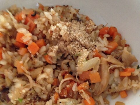 パパッと親子チャーハン